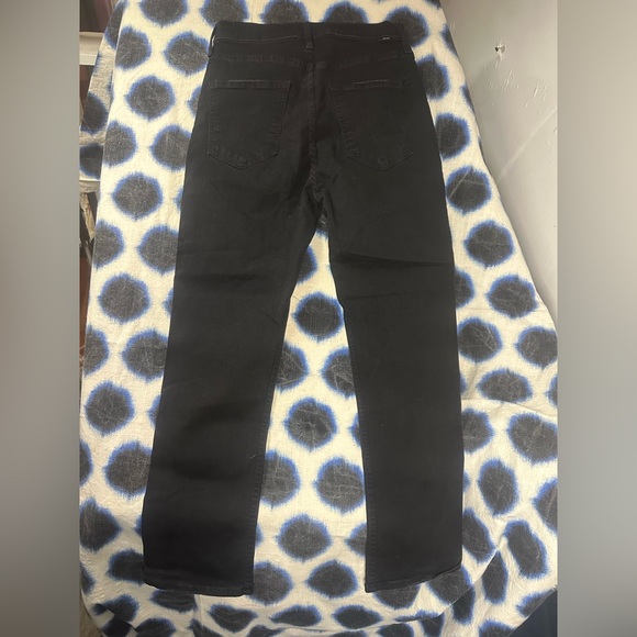 MOTHER High Waisted Rider Ankle Jeans- Women's Black Jeans - Picture 5 of 5